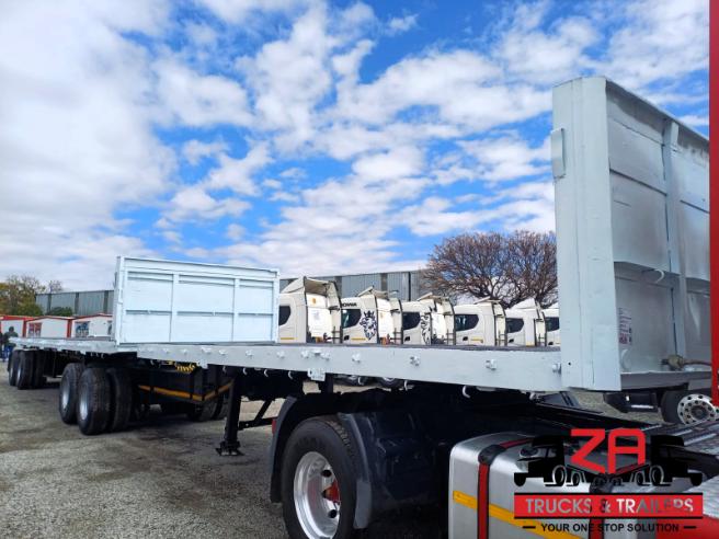 1996 HARTLAND SUPERLINK FLAT DECK TRAILER #53121